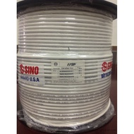 SINO RG59/CCS+2Cx0.4 Coaxial Cable with Power Cord for Camera (305m Roll)