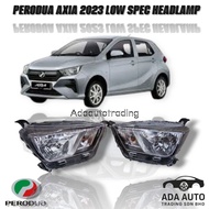 PERODUA AXIA 2023 LOW SPEC HEADLAMP ORIGINAL SECONDHAND-LH & RH
