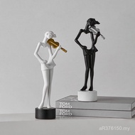 Art Decorations Home Character Modeling Modern Simple Decorations Abstract Soft Decoration Resin Des