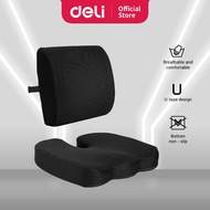 Deli Vusign Ergonomic Memory Foam Seat Cushion Orthopedic Lumbar Support Kusyen Office Chair