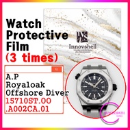 Protection Films for Audemars Piguet Royaloak Offshore Diver 15710ST.OO (3 sheets) / Scratch & Conta