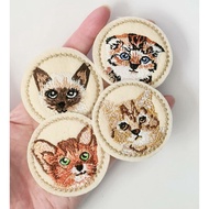 Cat patch, cat patch, 3d patch, animal patch