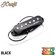JCraft Gravity Strat Single Coil Neck Pickup - Ceramic (Black / Ivory / White)