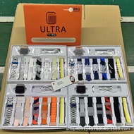 Ultra7 in1 Huaqiangbei Smart Watch 8-Piece Set Real Screw Buckle Strap Set Sports Bracelet
