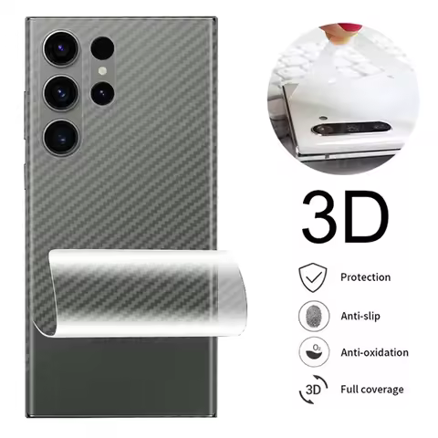 3D Back Carbon Fiber Film For Realme GT Master Edition Back Rear Screen Protector Realme 8 GT 2 Pro 