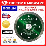 *READY STOCK* BOSUN B04-F5CE 4" RTT TILE CERAMIC DIAMOND CUTTING WHEEL