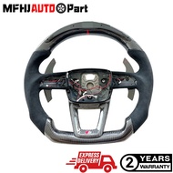 OEM For AUDI Q8 Q7 Q8 Q7 RSQ8 SQ5 SQ7 SQ8 AUDISPORT CARBON FIBER HEAT STEERING WHEEL