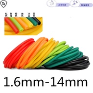 Latex Tube 1.6mm-14mm Color High Elastic Hose Fitness Tension Band Elastic Band Rubber Tube Slingsho