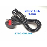 Notebook Laptop Charger Power Cord Cable 3pin With 13A Fused 250V