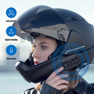 Cross-Border Exclusive Supply LX2 Motorcycle Full Helmet Half Helmet Waterproof Rider Wireless 5.3 H