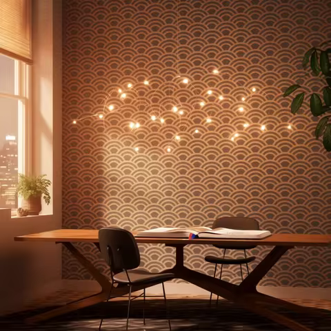 Moooi Flock Chandelier Disc Quasar Chandelier LED Firefly Pendant Light for Hotels Villas Restaurant