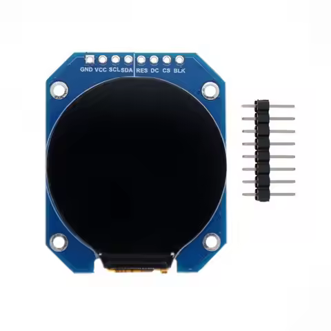 A29F-1.28 Inch TFT LCD Display Module Part Round RGB 240X240 GC9A01 Driver 4 Wire SPI Interface 240X
