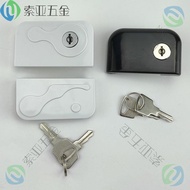 Refrigerator Freezer Display Cabinet Freezer Door Lock Accessories Square Lock Commercial Horizontal