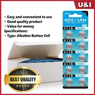[Fast Delivery] Button Cell LR44 ∙ LR41 ∙ LR43 ∙LR521 ∙LR621∙ LR626 ∙ LR920∙ LR1130 ∙ AG13/AG10/AG4/