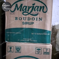 Sirup Marjan Boudoin Rasa Cocopandan/Melon 1 Dus (12 botol)