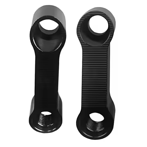 Motorcycle Mirror Extenders Motorcycle Rearview Adapter Mirror Riser Extender Black Motorcycle Rearv