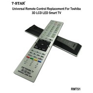 Replacement Remote Control for Toshiba LCD LED TV - Toshiba Universal TV Remote Control (Plug & Play