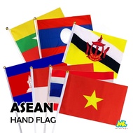 ASEAN hand flag hand flag/ small flag/ 21x14CM hand saving flag/