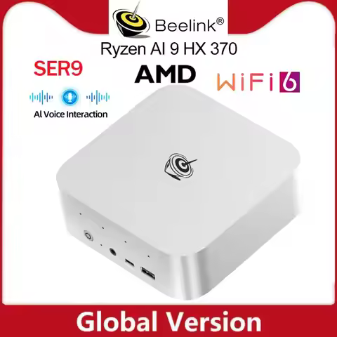 Beelink SER9 AMD Ryzen AI 9 HX370 Powerful AI PC DDR5 Mini Gaming PC 64GB 32GB 1T 2TB NVME PCIe4.0 S
