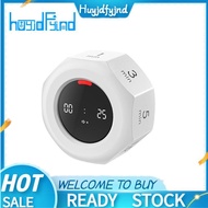 Multi-Hexagon Cube Timer 90-Minute Sensor Digital Timer with LED Screen 7 Set Time Management Tools 