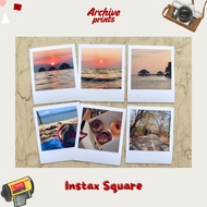 Instax inspired square photo print/polaroid photo print