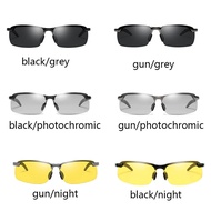 Polarized Photochromic Night Driving Sunglasses Glasses Eyewear Plastic Frame For Men Women