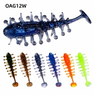OAG12W 4Pcs/Set Sea Cucumber Lure, Bite-Resistant Highly Elastic TPE Material Lure, 6 Colors Vivid S