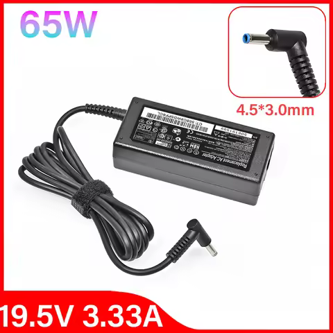 19.5V 3.33A 65W 4.5*3.0mm Laptop Charger Adapter For HP Envy 17-j010us Pavilion 15-j000 Chromebook 1