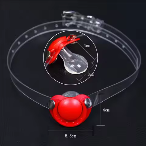 Adult Toys Leather Erotic Toys Silicone Ball Open Mouth Gag Toys Slave Exotic Accessories