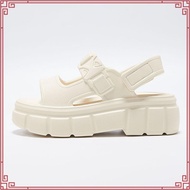 【New Arrival】UTUNE Womens Sandals Two Strip Sandal Casual Soft Thick Sole Non-Slip Flat Beach Shoes