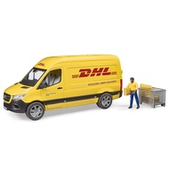 Bruder 2671 MB Sprinter DHL with Driver - Mainan Miniatur Mobil Ekspedisi DHL