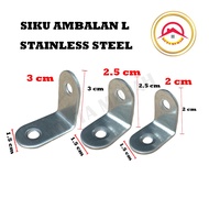 SIKU L-Shaped Shelf Bracket L-Shaped Angle Bracket 1.6cm x 2.5cm x 2.5cm 3 cm x 3 cm 2 cm x 2 cm/