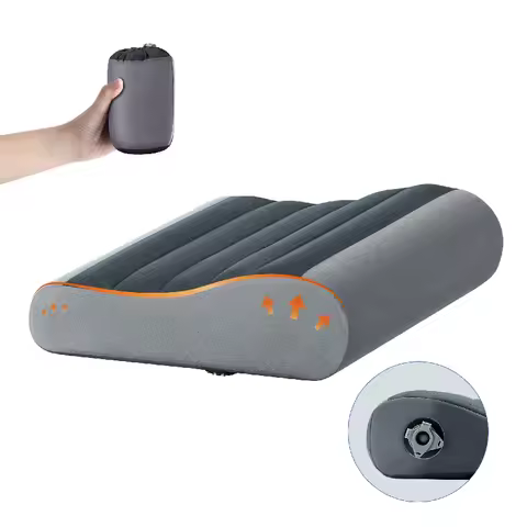 FLEXTAIL ZERO PILLOW - Ergonomic Inflatable Pillow with Dual Support for Travel and Home, Lightweigh