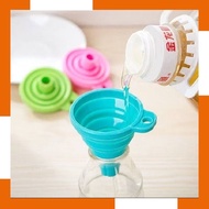 Portable Silicone Water & Oil Funnel / Multipurpose Portable Folding Funnel / Silicone Folding Funne