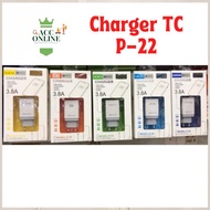 CHARGER P22 Micro 2 USB P22 CHARGER/ Android TC P-22 Charging/ Batok cas