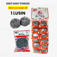 Gosok Panci Stainless / Sabut Cuci Piring Stainless / Sabut Ako 40gr / Cod / Keep Blessing
