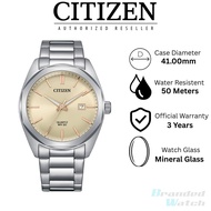 [Official Warranty] Citizen BI5110-54B Men's Stainless Steel Strap 41mm Jam Tangan Lelaki Citizen Wa