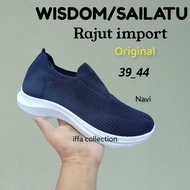 sepatu pria rajut import wisdom collin sialatu terbaru redy di toko iffa collection