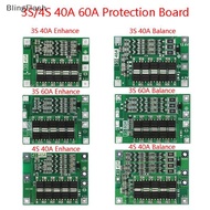 [BlF] 3S 4S 40A 60A Li-ion  Charger Protection Board 18650 BMS For Drill Motor 11.1V 12.6V/14.8V 16.