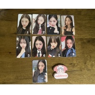IVE WONYOUNG - OFFICIAL PHOTOCARDS POB / AFTER LIKE WITHMUU HAPA KRISTIN BEATROAD MOKKET