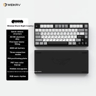 Weikav Lucky D75 Mechanical Keyboard RGB Tri Mode Wireless Keyboard Custom Rapidly Detachable Hot-Sw