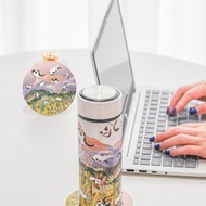 Yogis Cat and Flower 保溫瓶臻禮套裝 (保溫瓶360ml和陶瓷杯墊)