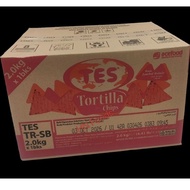 TES Tortilla Chips Perisa Sambal Balado 2kg Spicy Kerepek Nachos Balado (EXP Oct2026)