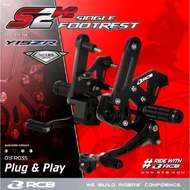 RCB S2 Series Single Footrest For Y15ZR / Y16ZR / R15 V3 / R25 V2 & V3 / R3 / MT25 / RS150 / RSX150