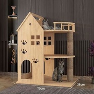 🐈清倉 急放！貓別墅 豪華貓窩  cat villa 貓爬架 貓抓柱 100%新 全實木