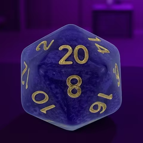 6pcs Dnd Dice Set D20 Dados Counters Dice for D&D Mtg Adults Board Games Plastic Accessories 1-20 Si