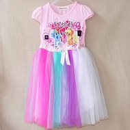 My littLe Pony rainbow tutu dress,2yrs to 8yrs old