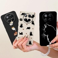 For Honor X60 Pro Case BRP-AN00 Cute Cat Fashion Candy Painted Cover Soft Silicone Case For Honor X9
