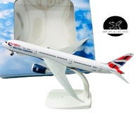 Airplane Model "BOEING 787 BRITISH AIRWAYS" BRITISH Airlines High Quality Metal 20CM Die-cast 1/400 