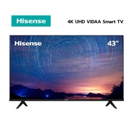 Hisense ทีวี 43 นิ้ว 43A6500H 4K Ultra HD Google TV MEMC Atmos แฮนด์ฟรี ควบคุมด้วยเสียง Smart TV Netflix Youtube /DVB-T2 /USB2.0 / HDMI / AV 43A6500H One